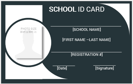 School ID Card Template