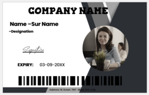 Employee ID Badge Template