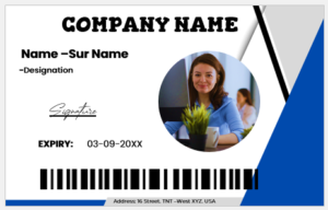 Employee ID Badge Template