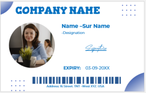 Employee ID Badge Template