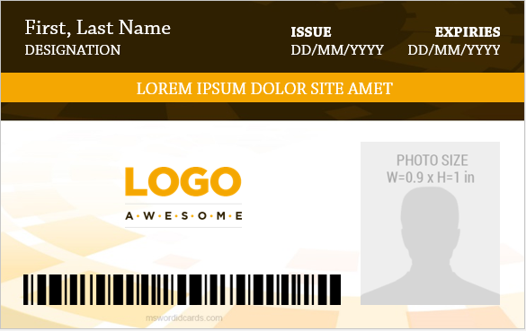 ID Badge Format