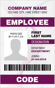 Employee ID Card