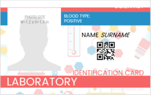5 MS Word Laboratory Employee ID Badge Templates | Microsoft Word ID ...