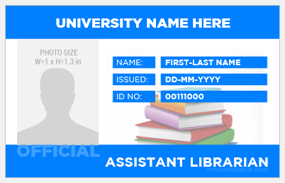 Librarian ID Badge Template