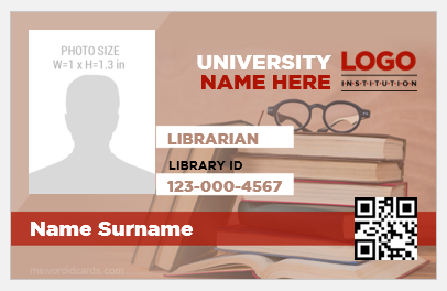 Librarian ID Badge