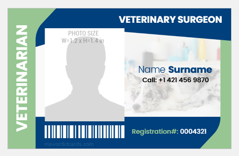 Veterinary ID Badge