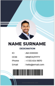 Fake ID template