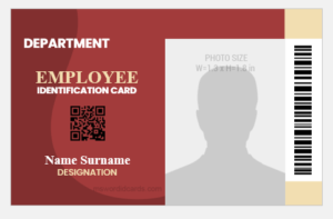 Employee ID Badge Template