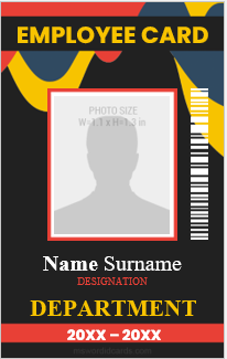 Bank Employee ID Badge