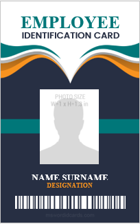 Bank Employee ID Badge