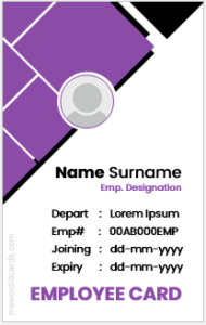 Fake ID template
