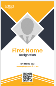 Fake ID card template