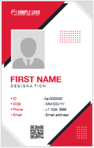 Fake ID card template