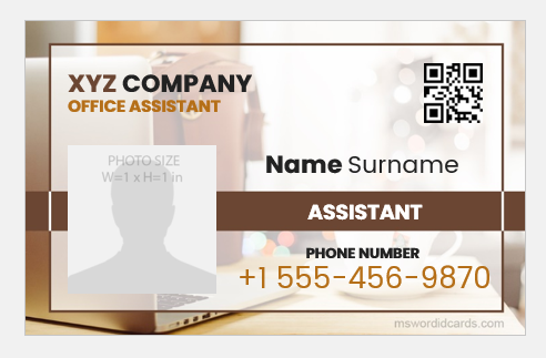 ID Card for Office Staff