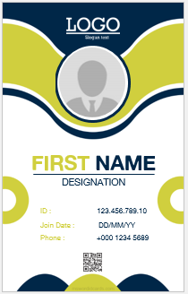 Fake ID card template
