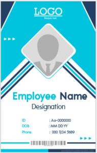 ID badge template