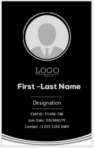 Company ID Card Template