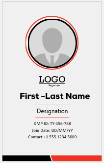Company ID Card Template