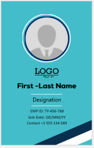 Company ID Card Template