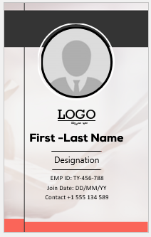 Company ID Card Template