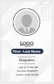 Company ID Card Template