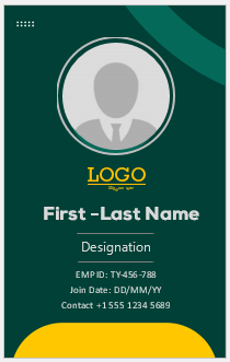 Company ID Card Template