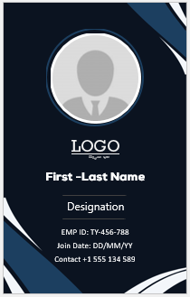 Company ID Card Template