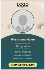 Company ID Card Template