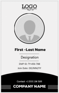 Company ID Card Template