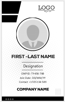 Company ID Card Template