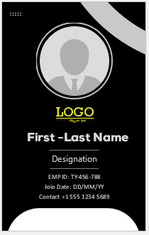 Company ID Card Template