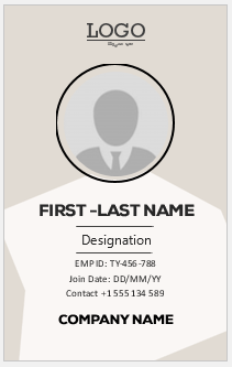Company ID Card Template