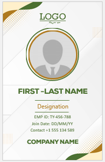 Company ID Card Template