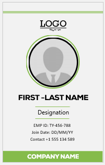 Company ID Card Template