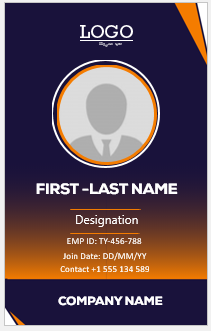 Company ID Card Template