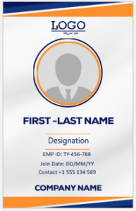 Company ID Card Template