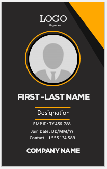 Company ID Card Template