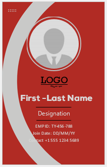 Company ID Card Template