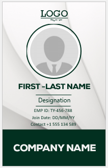 Company ID Card Template