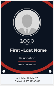 Company ID Card Template
