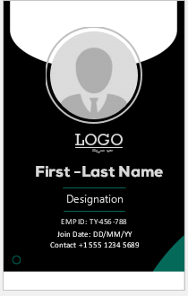 Company ID Card Template