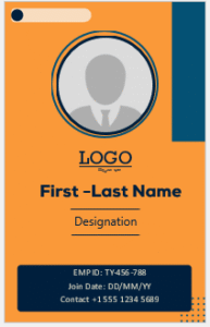 Company ID Card Template