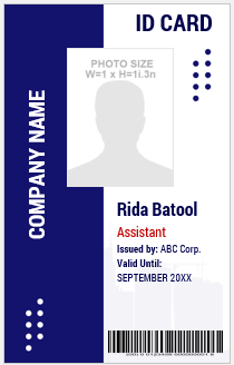 Photo ID Card Design