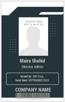 Photo ID Card Design