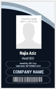 Photo ID Card Design