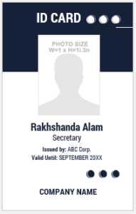 Photo ID Card Design