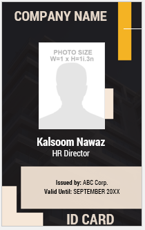 Photo ID Card Design