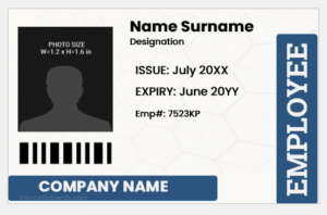 20+ Office Employee ID Card Designs for Word | Download FREE