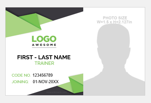 Trainer ID Badge Template