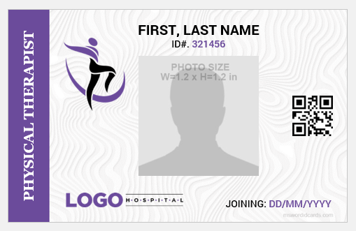 Physical Therapist ID Badge
